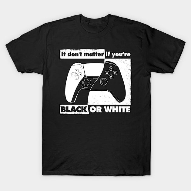 Black or White T-Shirt by NMdesign